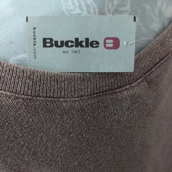 Buckle Taupe Knit Top - Picture 3 of 9